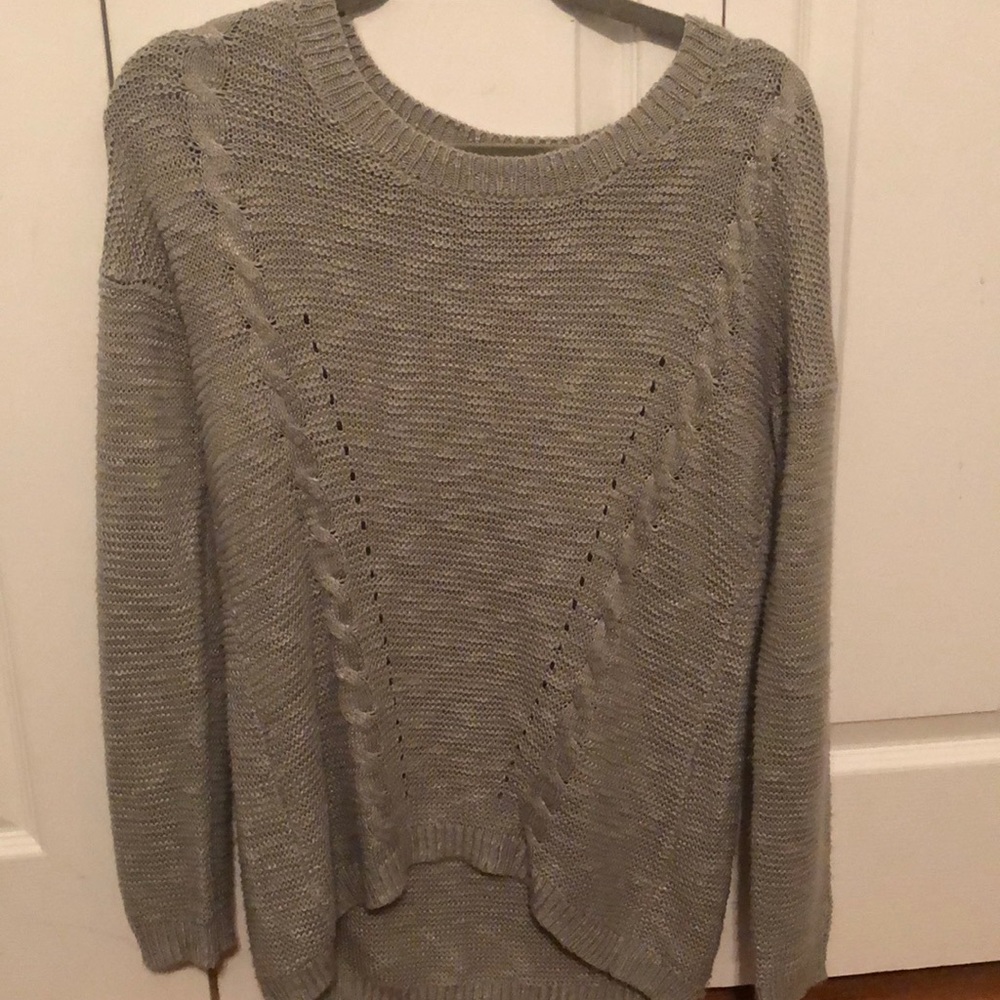 Grayish green sweater